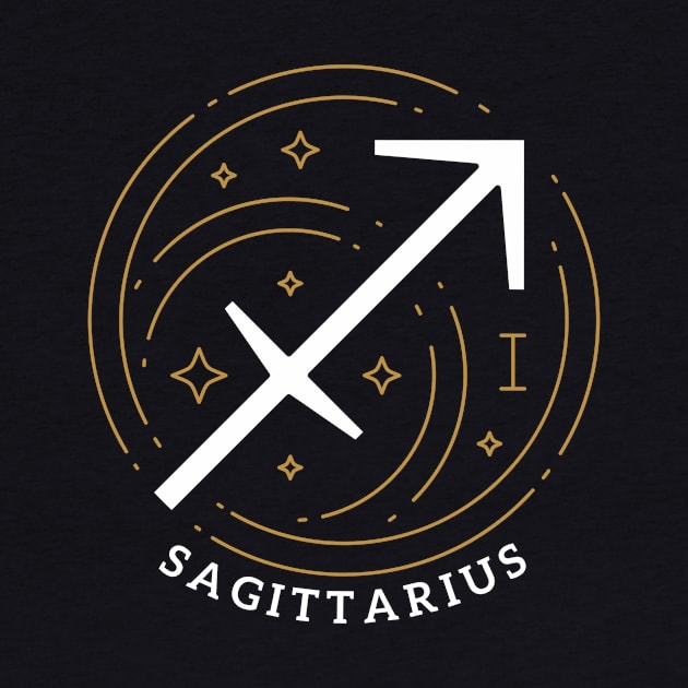 Sagittarius Zodiac Star Sign Birthday Gift T-Shirt by JaeSlaysDragons